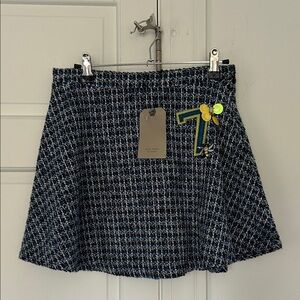 NEW NWT Zara Girls Tweed Mini Skirt 13/14